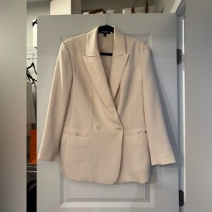 Express Women's Elegant Cream Blazer